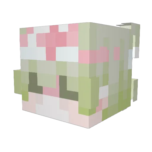 iYassenHD Minecraft avatar head, 3D render