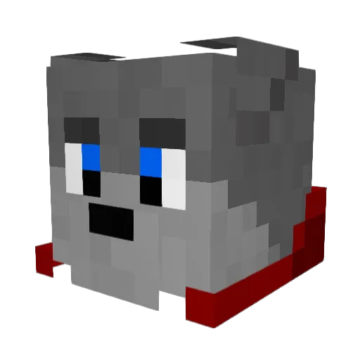 iZaferCSMC Minecraft avatar head, 3D render