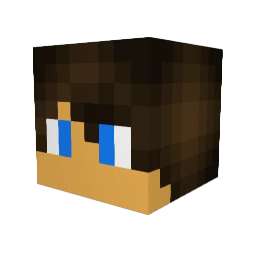 iZeroGrav Minecraft avatar head, 3D render
