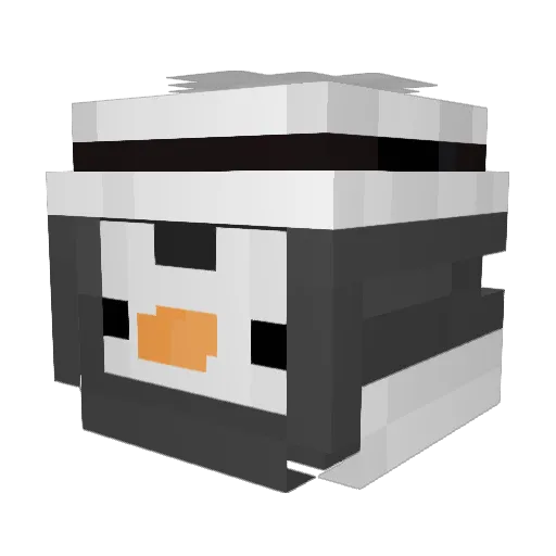 iZeroOne Minecraft avatar head, 3D render