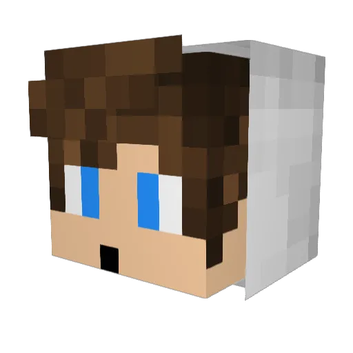 iZifrizZ Minecraft avatar head, 3D render