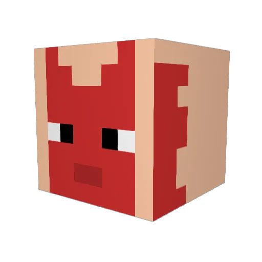 iZon_MTeoR Minecraft avatar head, 3D render
