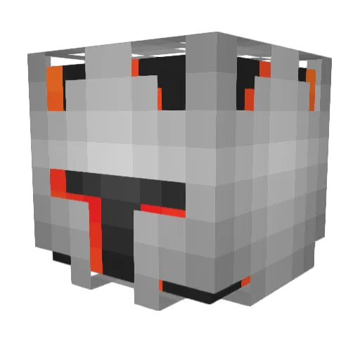 iZulix Minecraft avatar head, 3D render