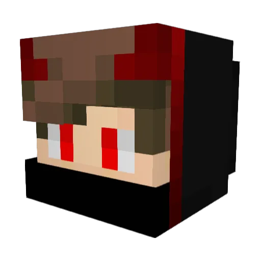 i_3oz_i Minecraft avatar head, 3D render