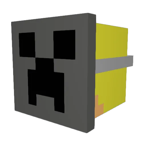 i_Faissal Minecraft avatar head, 3D render