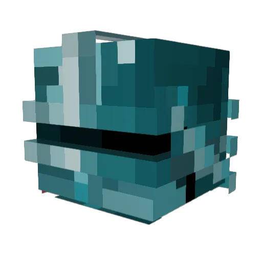 i_Future_ Minecraft avatar head, 3D render