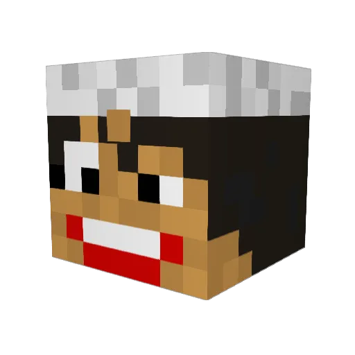 i_Her0nex1 Minecraft avatar head, 3D render