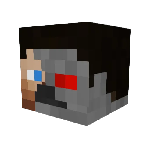 i_Mischa Minecraft avatar head, 3D render