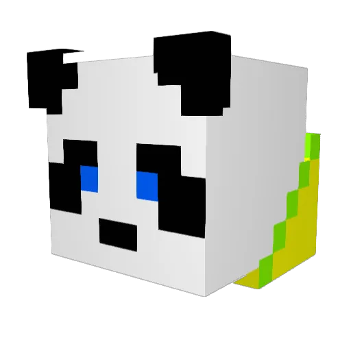 i_Piie Minecraft avatar head, 3D render
