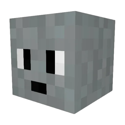 i_Strafe Minecraft avatar head, 3D render