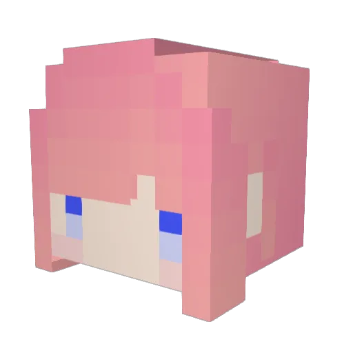 i_TAIWAN_NO1 Minecraft avatar head, 3D render