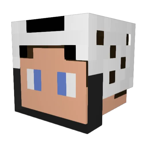 i_am_Doggo Minecraft avatar head, 3D render