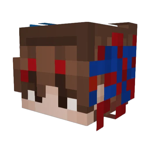 i_am_a_arab Minecraft avatar head, 3D render