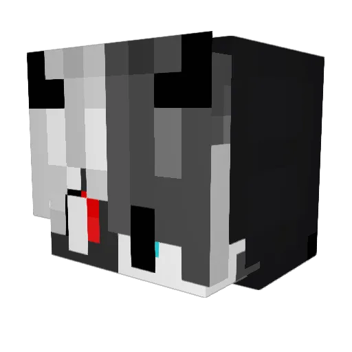 i_bins_e Minecraft avatar head, 3D render