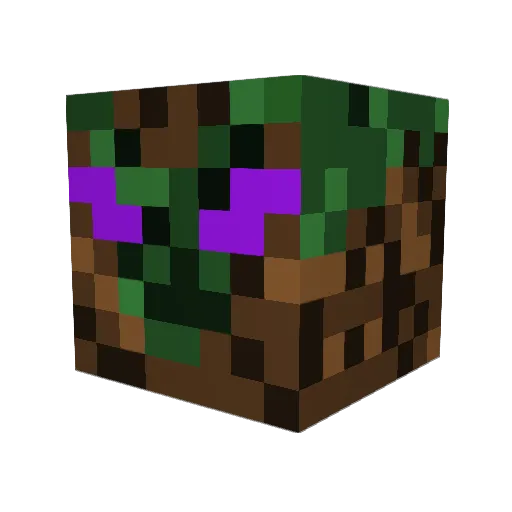 i_chiken Minecraft avatar head, 3D render