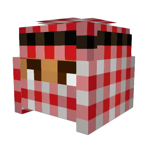 i_fst8h Minecraft avatar head, 3D render