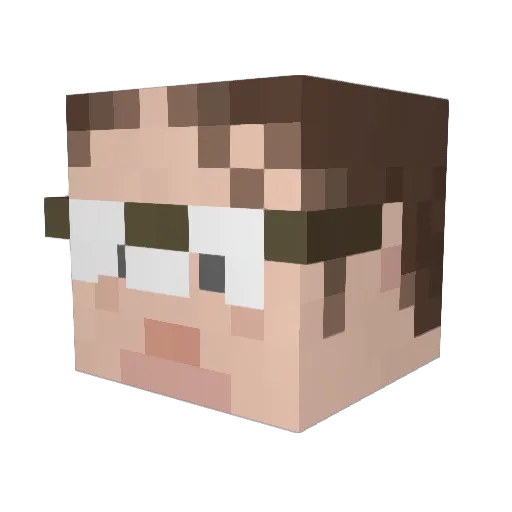 i_hk_i Minecraft avatar head, 3D render