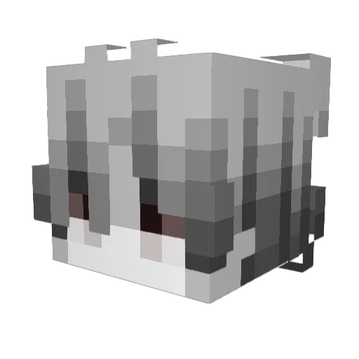 i_like_men Minecraft avatar head, 3D render