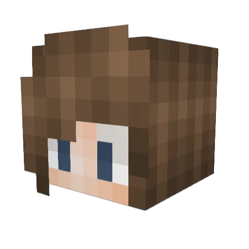 i_like_pie9536 Minecraft avatar head, 3D render