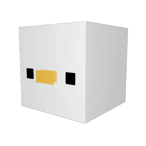 i_love_Haewon Minecraft avatar head, 3D render