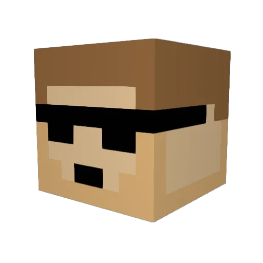 i_love_caseoh Minecraft avatar head, 3D render