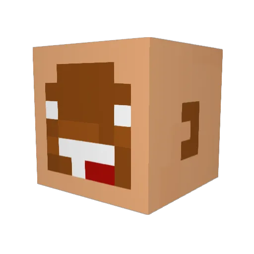 i_love_farting Minecraft avatar head, 3D render