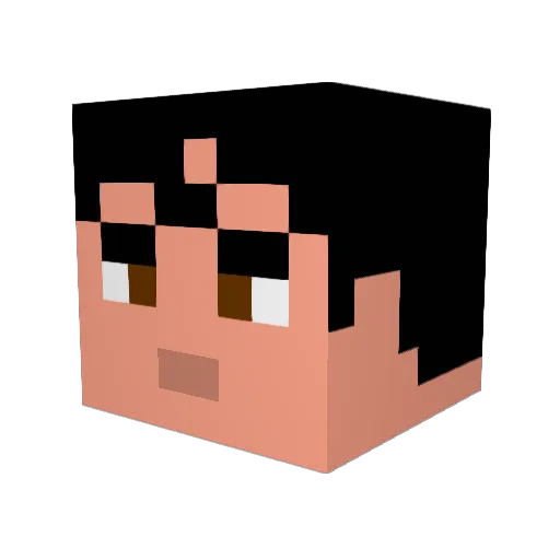 i_love_monkeys Minecraft avatar head, 3D render