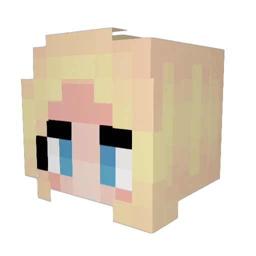 i_love_sunspot Minecraft avatar head, 3D render