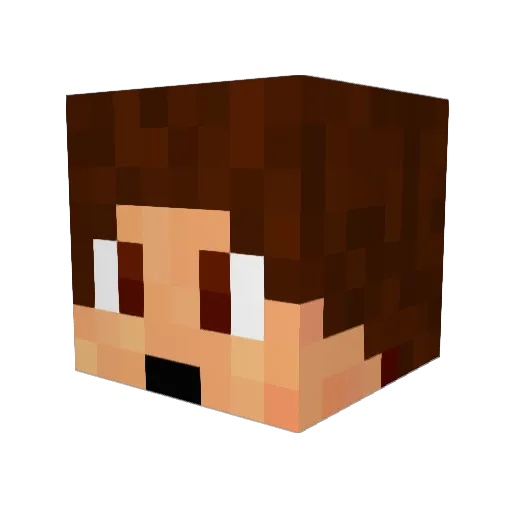 i_m_draco Minecraft avatar head, 3D render