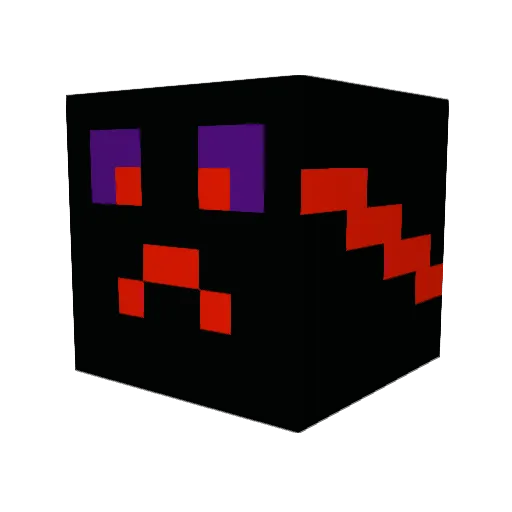 i_nd_i Minecraft avatar head, 3D render