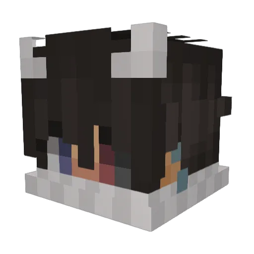 i_scribblez Minecraft avatar head, 3D render