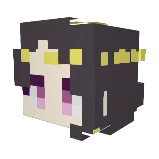 i_xiimx Minecraft avatar head, 3D render