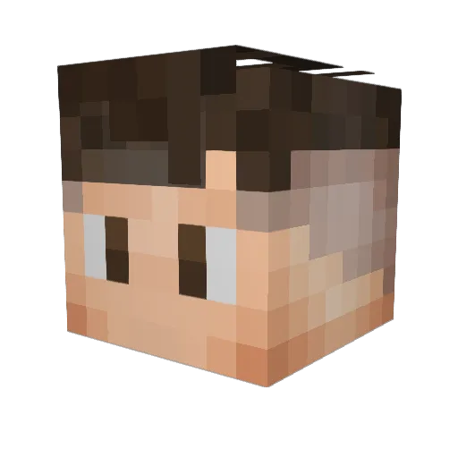 iaago_ Minecraft avatar head, 3D render