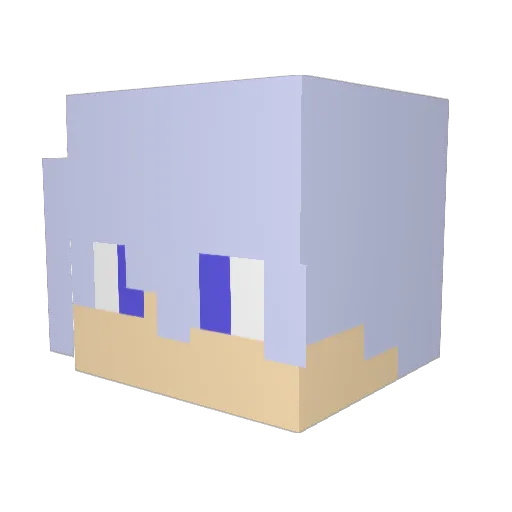iain367 Minecraft avatar head, 3D render