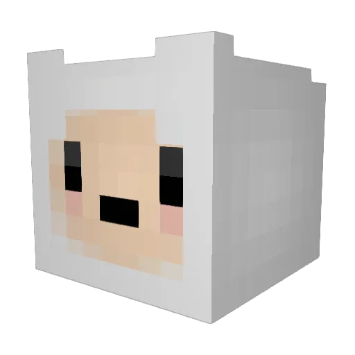 iain_vchy Minecraft avatar head, 3D render