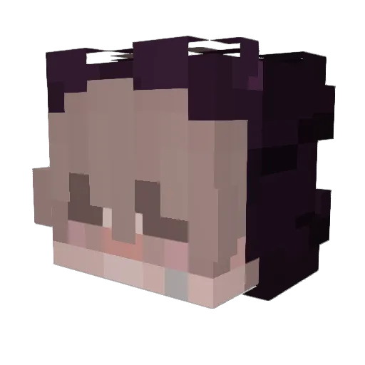 ialbastaki Minecraft avatar head, 3D render