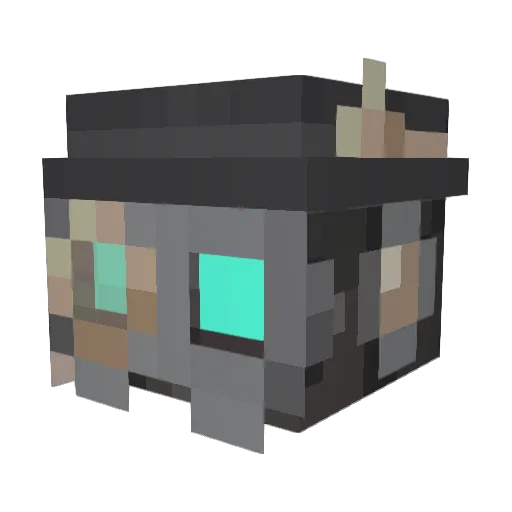 iamAllan_ Minecraft avatar head, 3D render