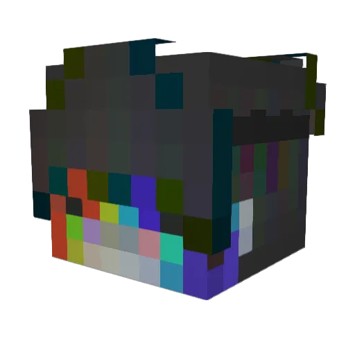 iamArdaa Minecraft avatar head, 3D render