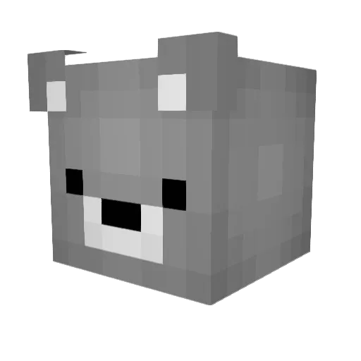 iamGreassyII Minecraft avatar head, 3D render