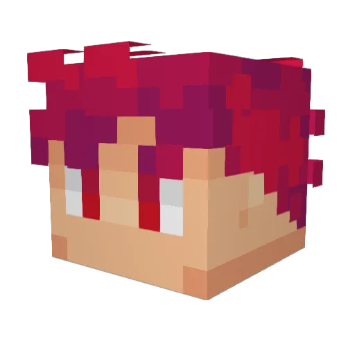 iamLynxgaming Minecraft avatar head, 3D render