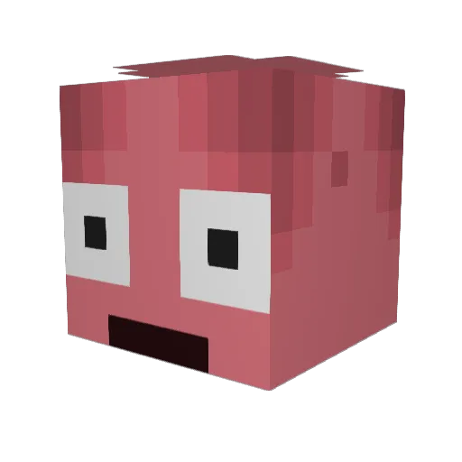 iam_bully Minecraft avatar head, 3D render
