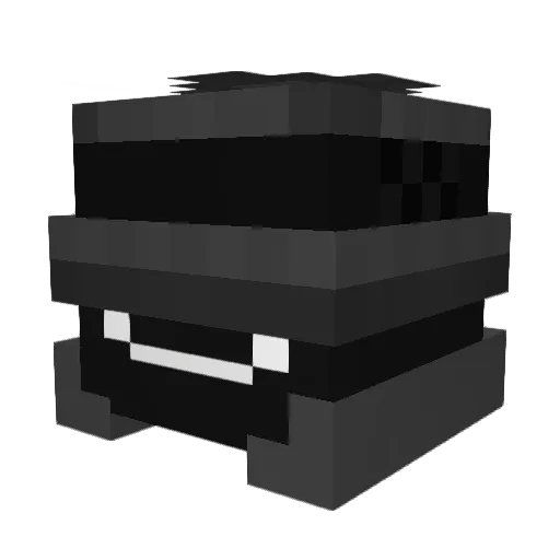 iam_dadude Minecraft avatar head, 3D render