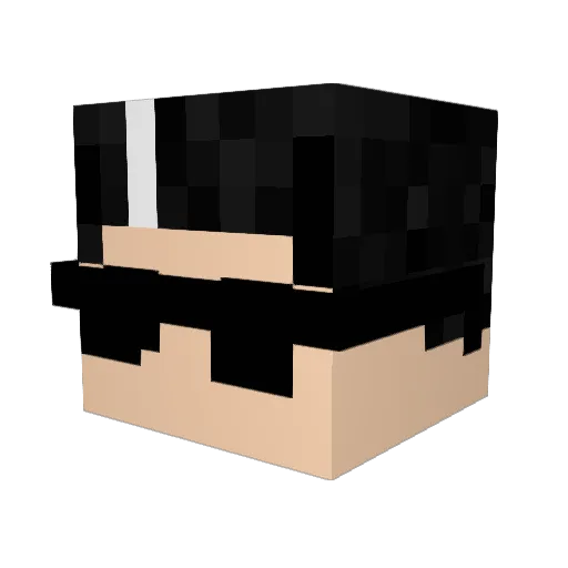 iamab0b Minecraft avatar head, 3D render