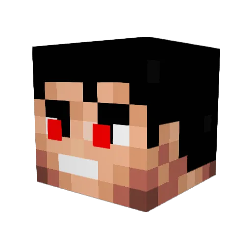 iamaballer33 Minecraft avatar head, 3D render