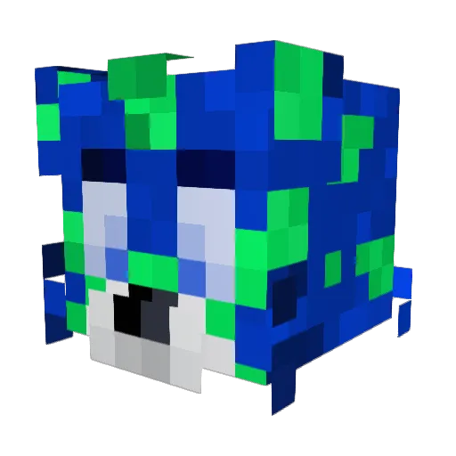 iamachespin Minecraft avatar head, 3D render