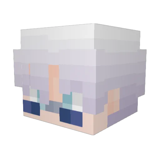 iamaddog Minecraft avatar head, 3D render