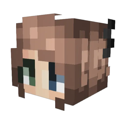 iamagonner1 Minecraft avatar head, 3D render