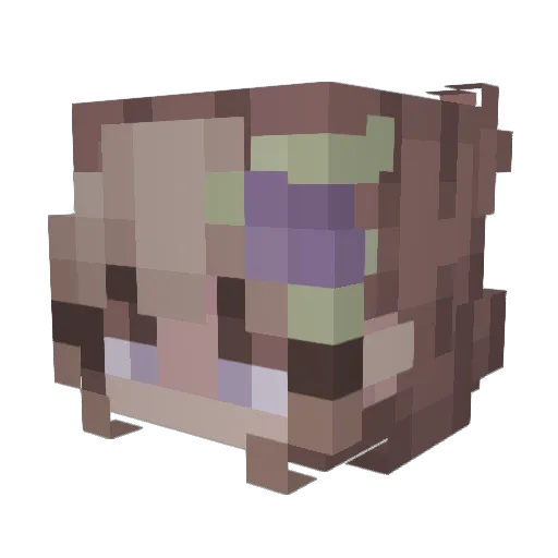 iamaleg3nd Minecraft avatar head, 3D render