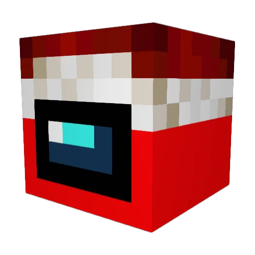 iamaturtle7890 Minecraft avatar head, 3D render