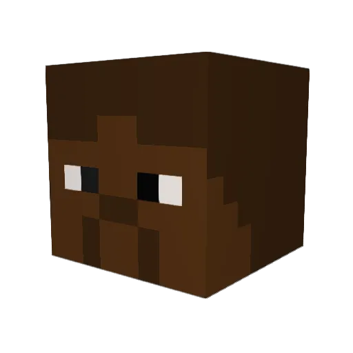 iambatman96 Minecraft avatar head, 3D render